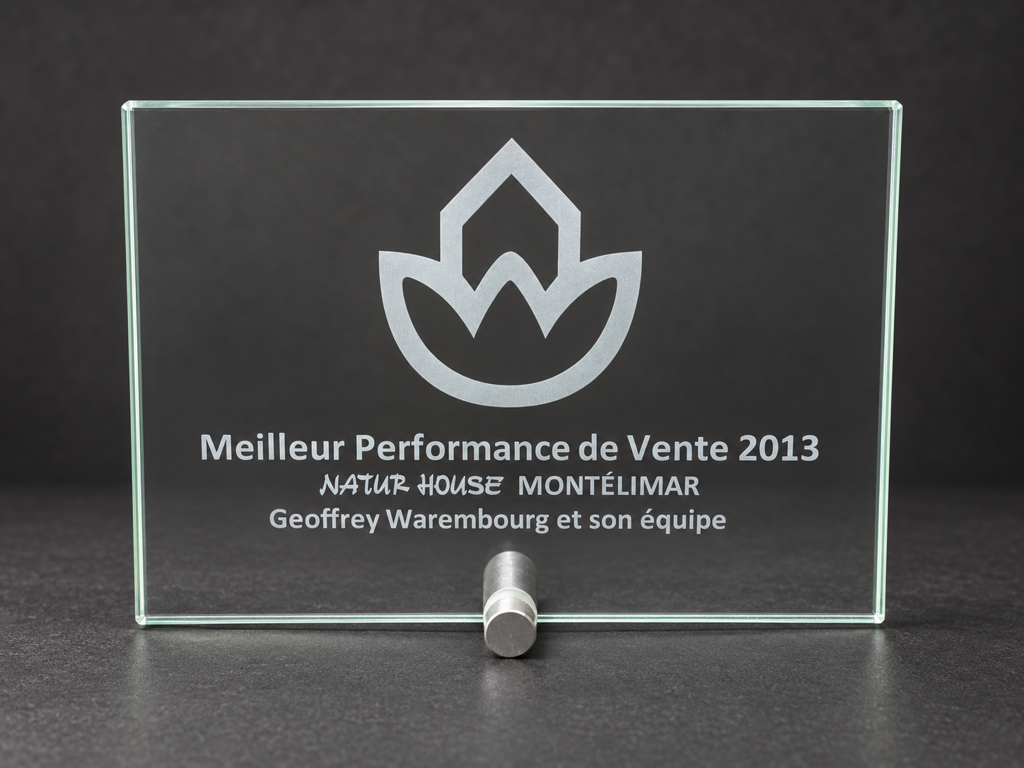 Trophée Naturhouse Montélimar : Meilleur Performance de Vente 2013, Geoffrey Warembourg et son équipe
